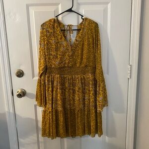 Catos Fashion Mustard Yellow Dress